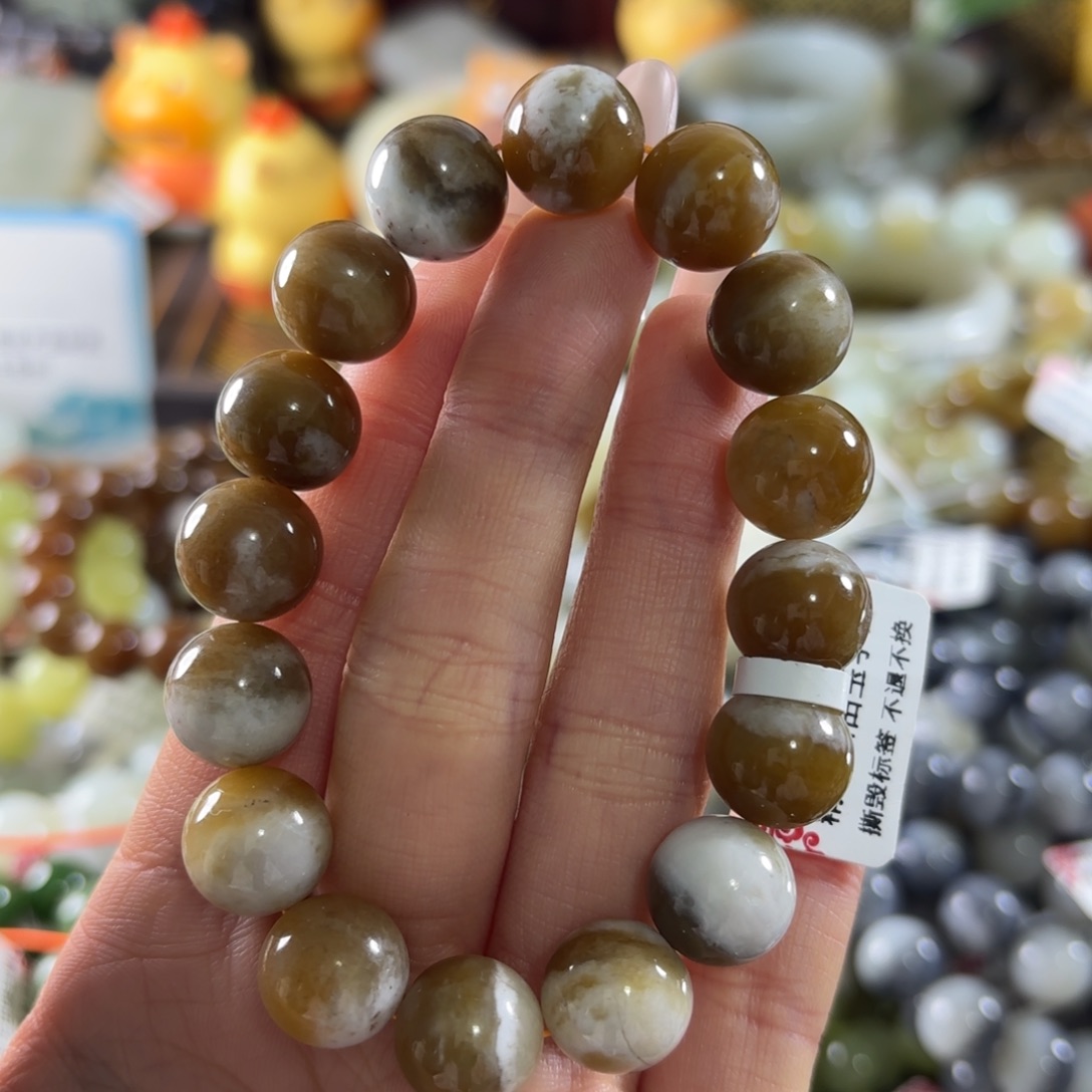 和田玉未镶嵌手串122