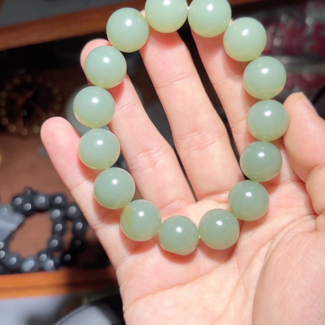 和田玉手链未镶嵌