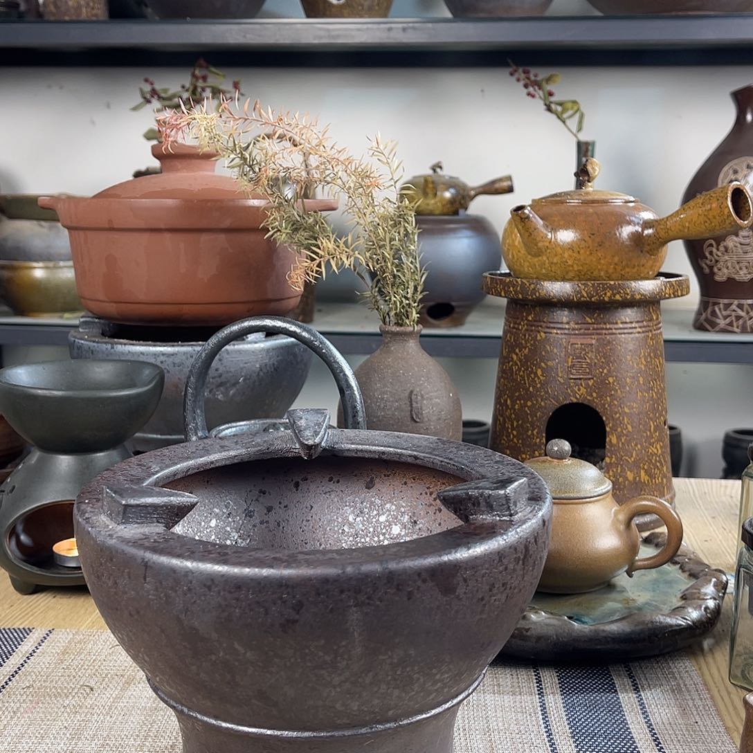 紫砂粗陶实用砂锅