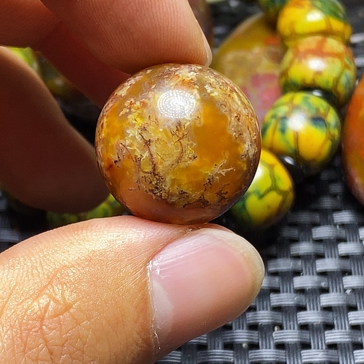 征***哥玛瑙/玉髓未镶嵌颈饰