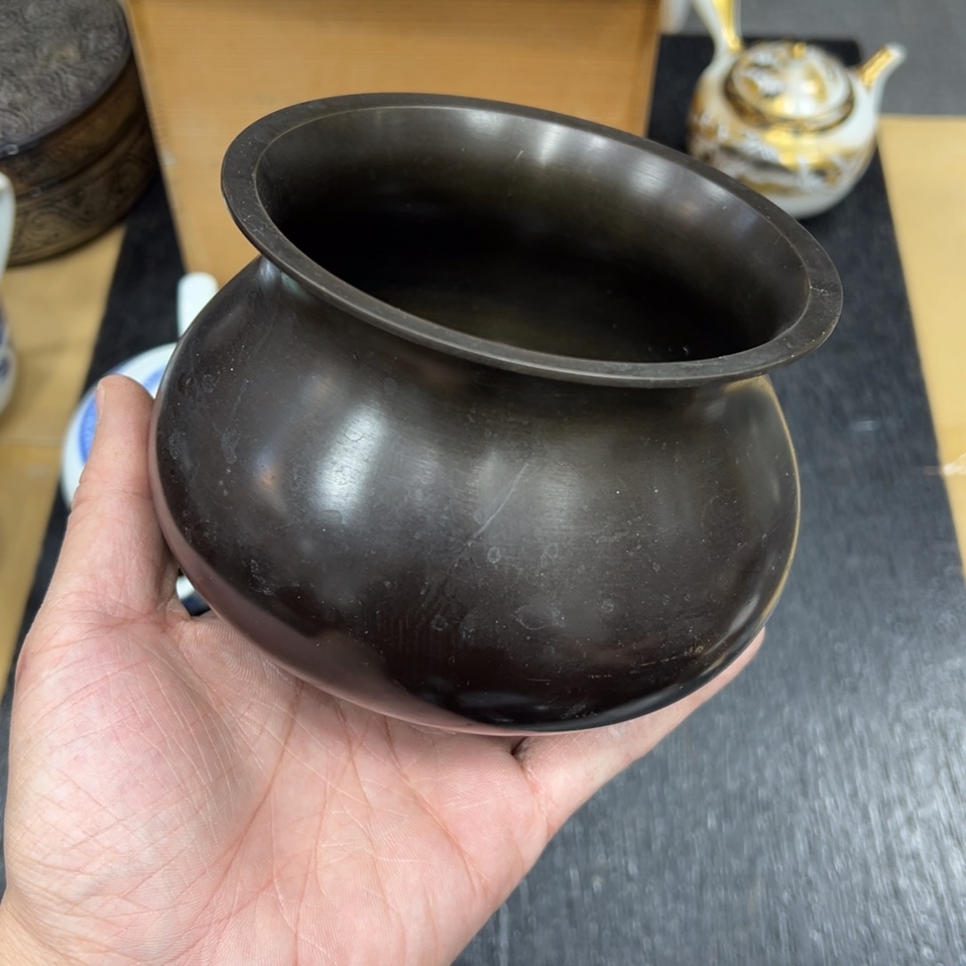 铜日本中古工艺品摆件