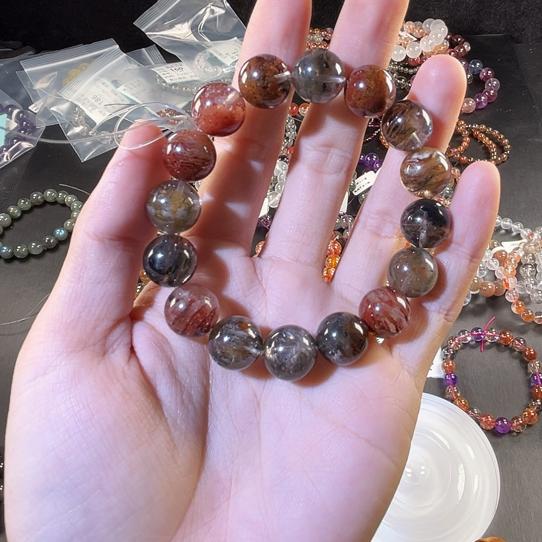 手串未镶嵌水晶特漏福利四季幽灵13mm