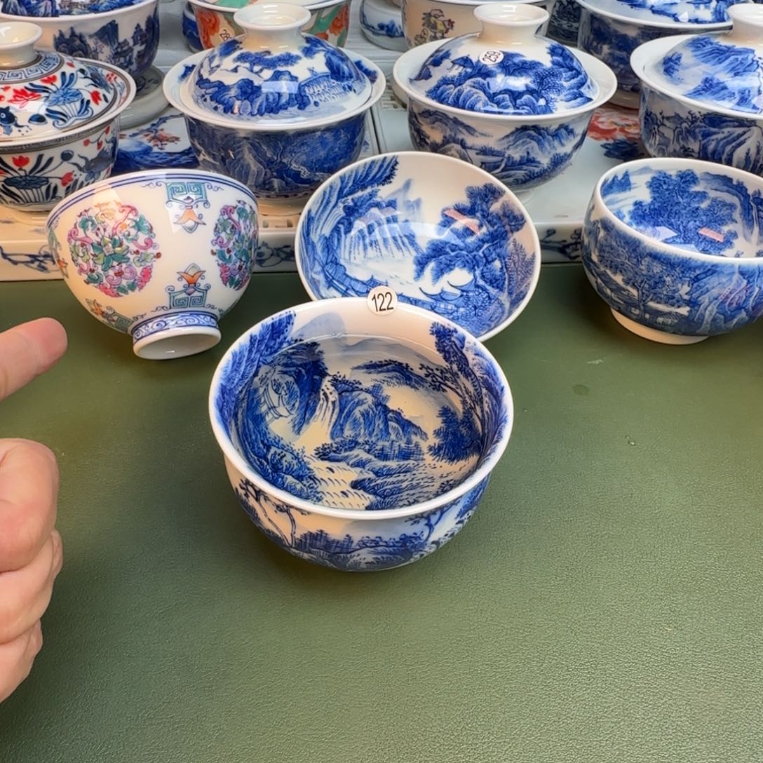 陶纯手工纯手绘茶具313