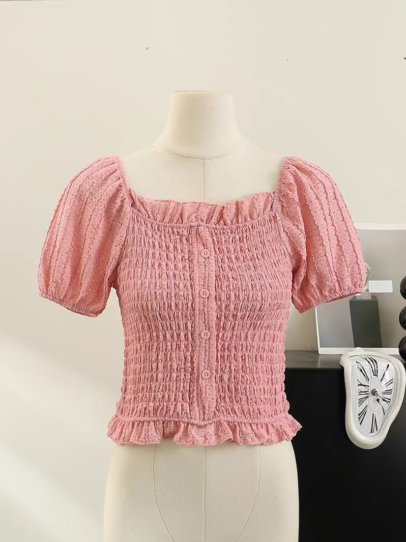 （J71-J140）简约时尚显瘦百搭女装针织上衣夏季