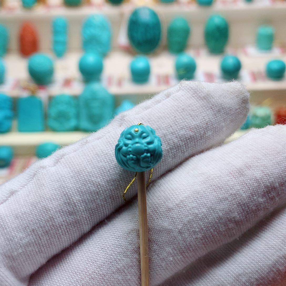 绿松石珠宝奇石未镶嵌