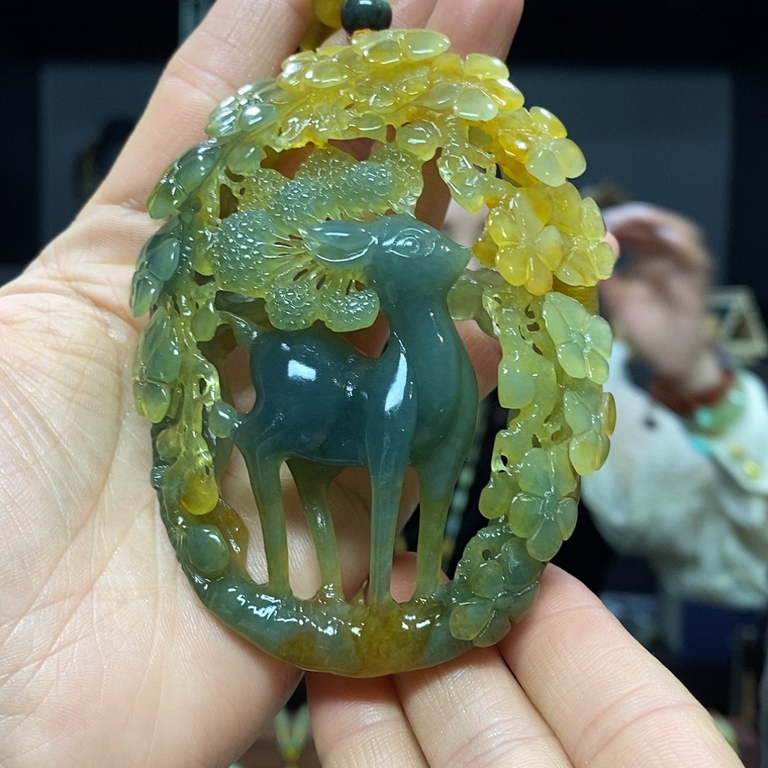 岫玉挂件吊坠未镶嵌