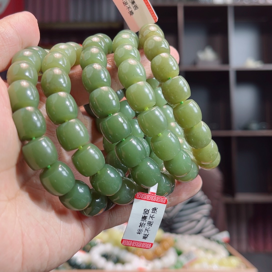 和田玉手链未镶嵌手串新疆若羌多样性拍一发一12