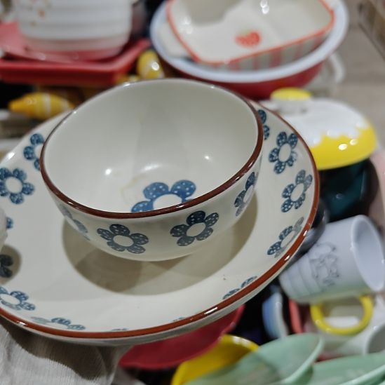 盘陶瓷杯碗盘微瑕疵介意慎拍