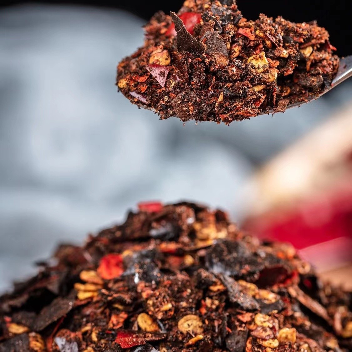 贵州特产六枝把世寨辣椒面蘸水炒菜糊辣椒面粉面辣椒面