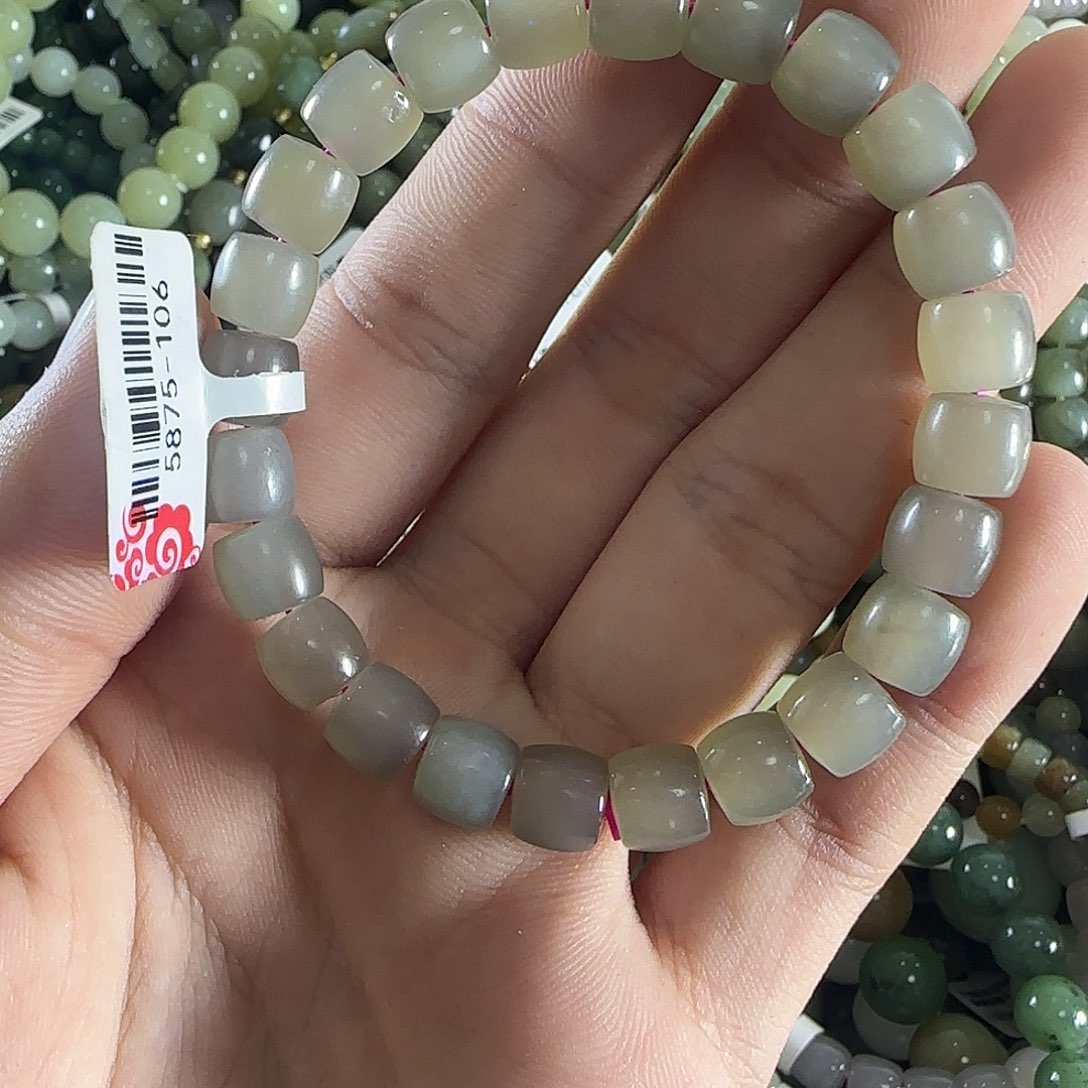 和田玉手链未镶嵌373