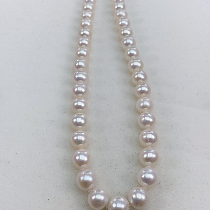 淡水珍珠颈饰银S925镶嵌