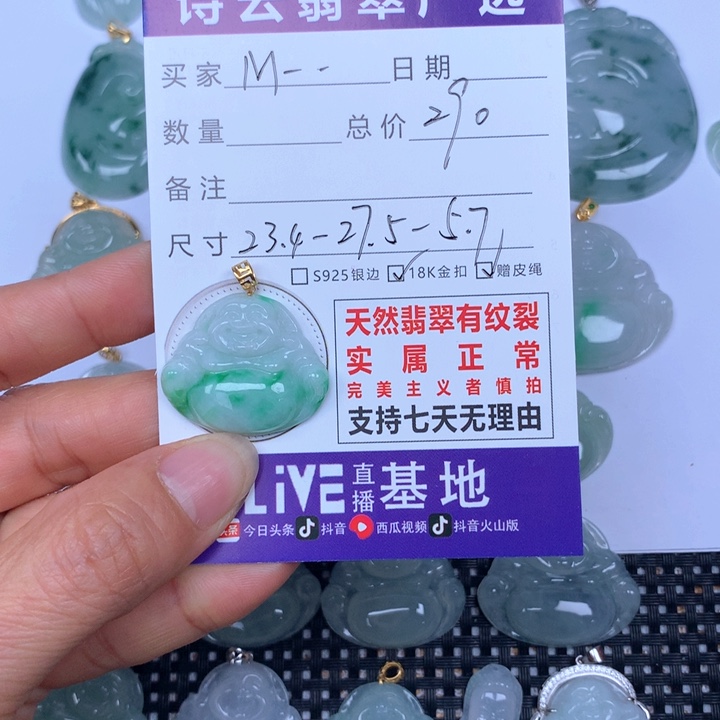 翡翠颈饰未镶嵌M****王天