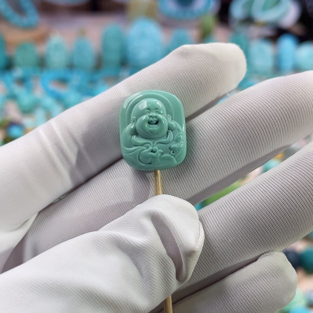 绿松石珠宝奇石未镶嵌