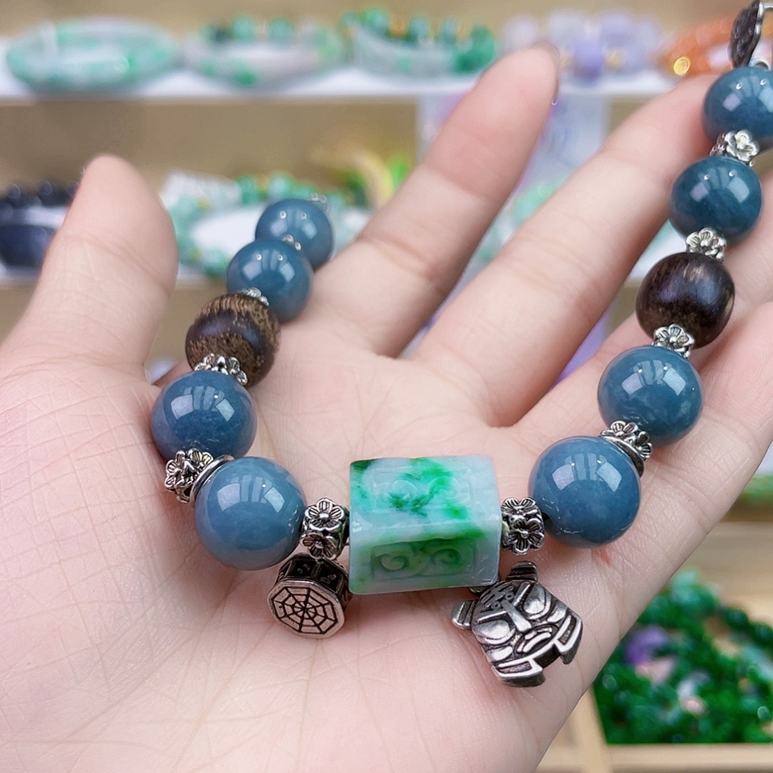 翡翠未镶嵌手链手链