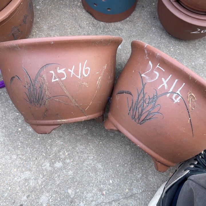 紫砂花盆特价清仓