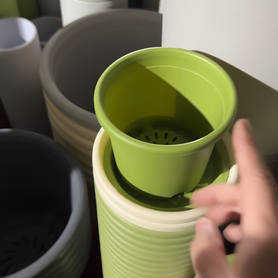 树脂14厘米10个带托果绿