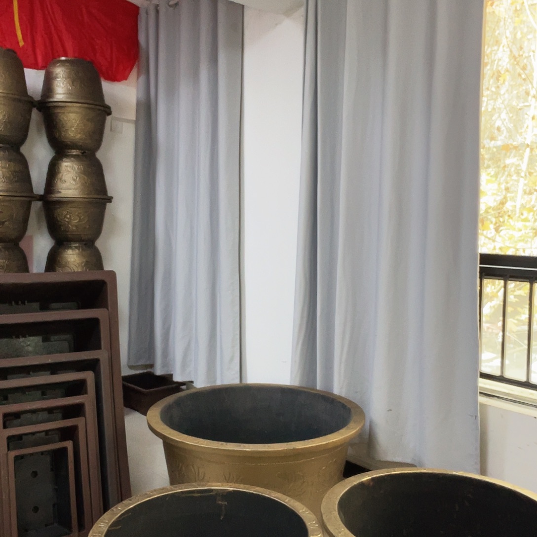 2个73口径花盆，打孔