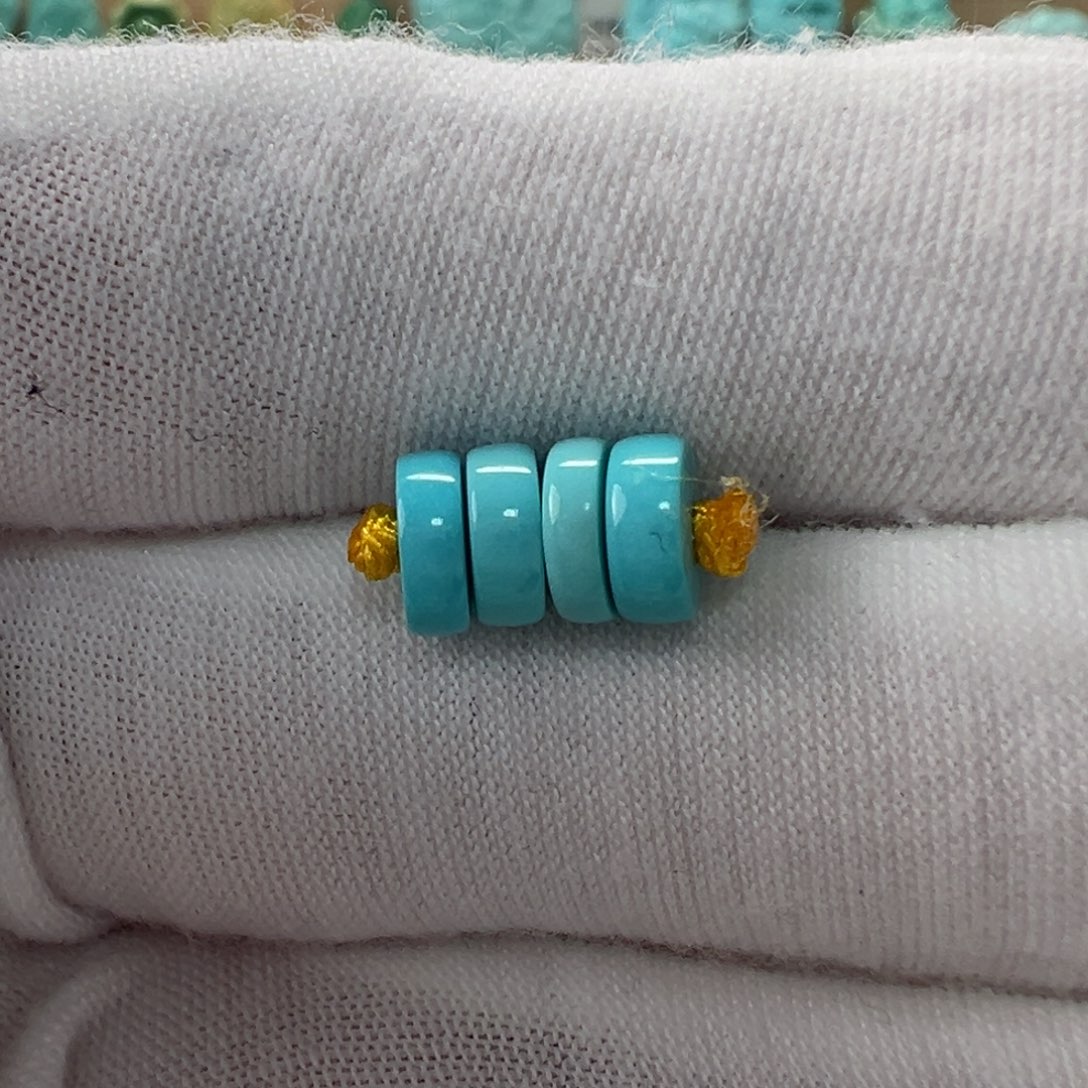 未镶嵌绿松石隔片6.5mm