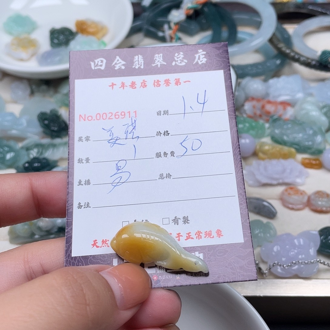 颈饰未镶嵌翡翠૮****芬