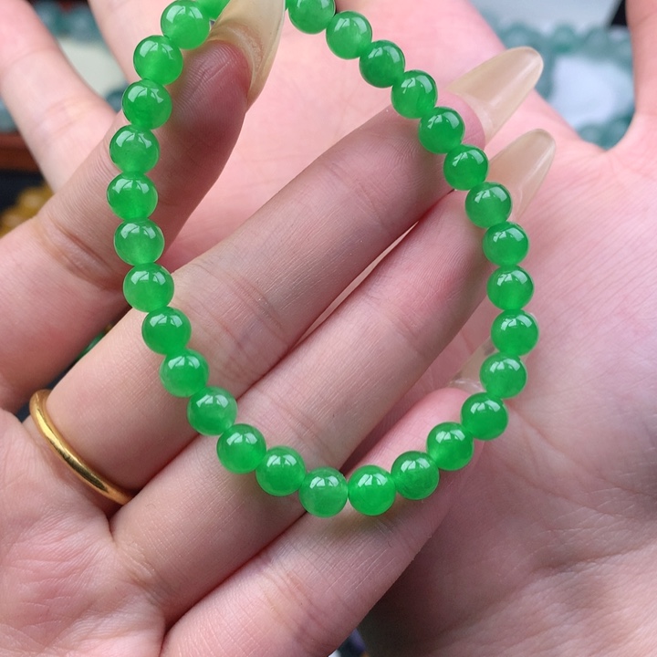 缅料卡6手串 一物一证