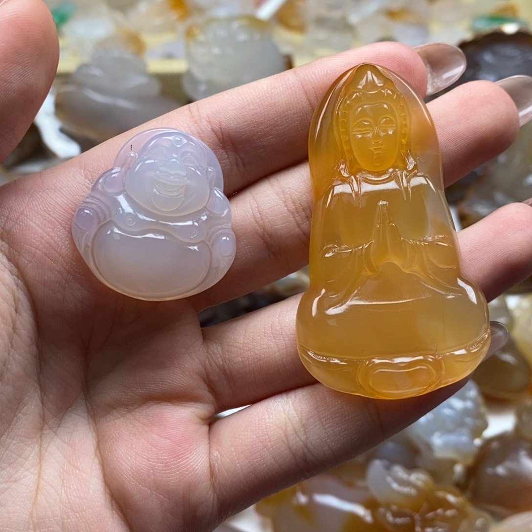 玛瑙/玉髓未镶嵌颈饰