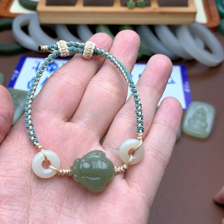 和田玉珠宝半成品未镶嵌