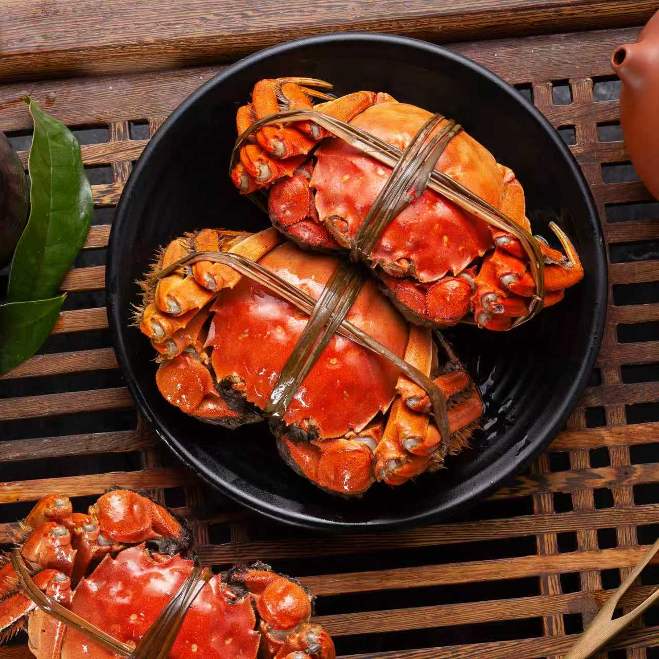 【活蟹现发】鲜活大闸蟹公蟹4.5-4.2两母蟹3.5-3.2两 共10只