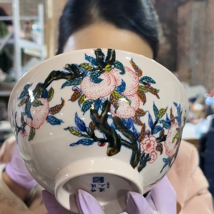 摆件陶景德镇高温陶瓷6寸42