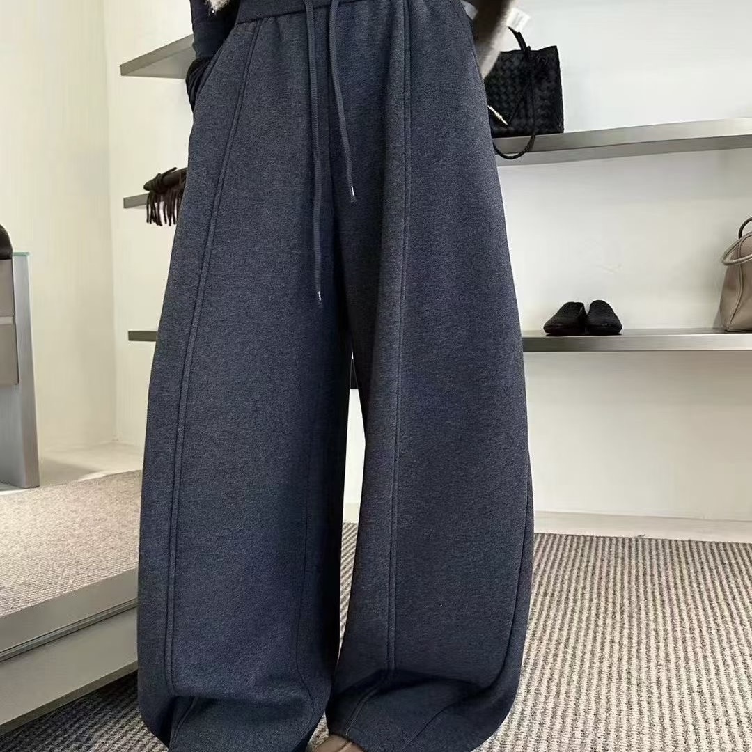 35-716秋冬延续爆款做到卫裤银狐绒卫裤