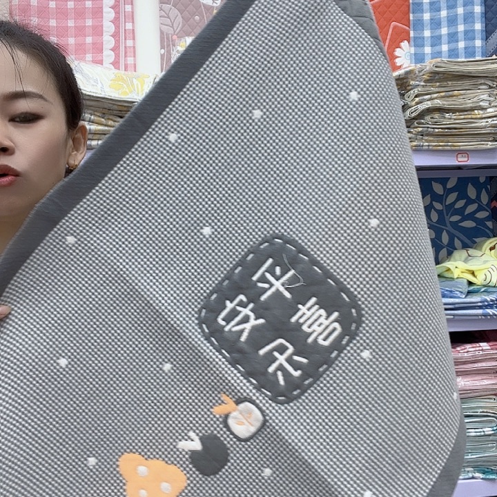 棉平安喜乐灰色纯棉