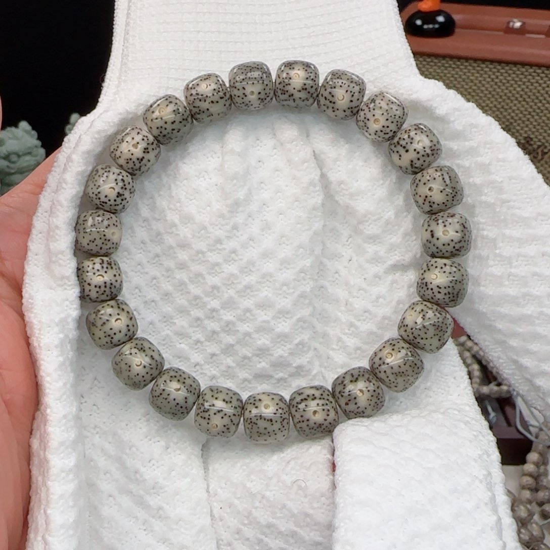 星月菩提手串果冻针尖星10*9