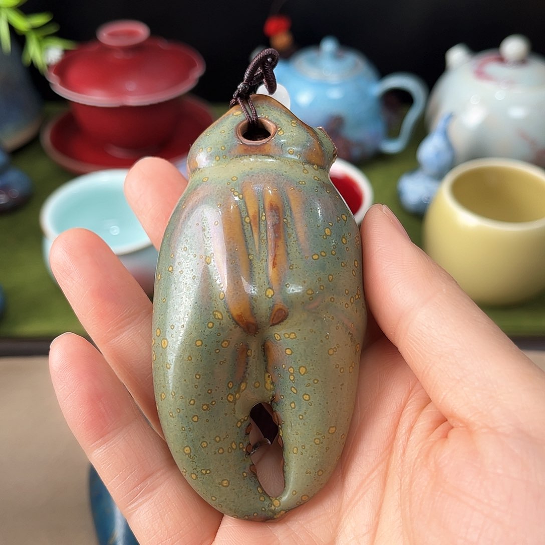 五大名窑钧瓷茶具小**跑