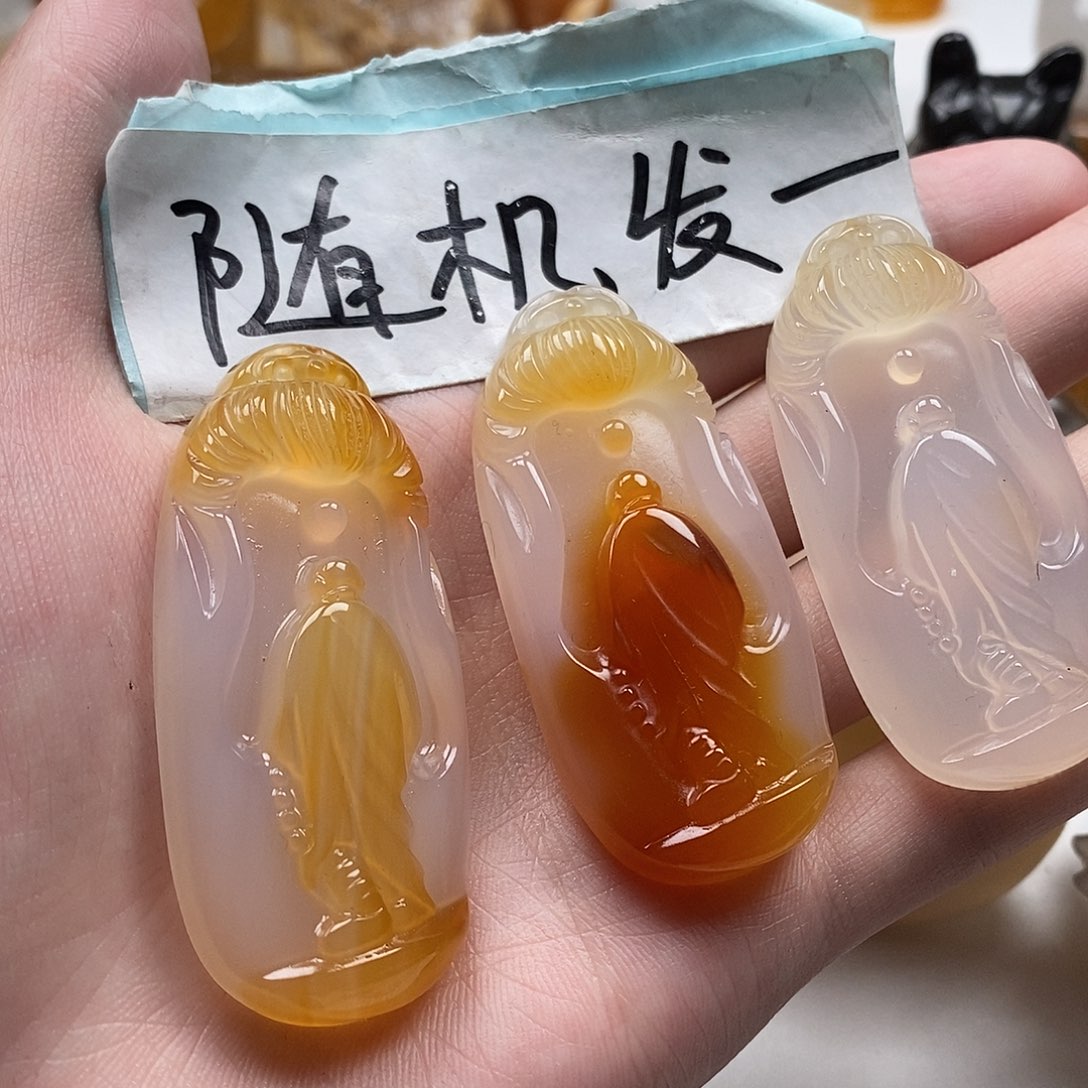 玛瑙/玉髓未镶嵌颈饰
