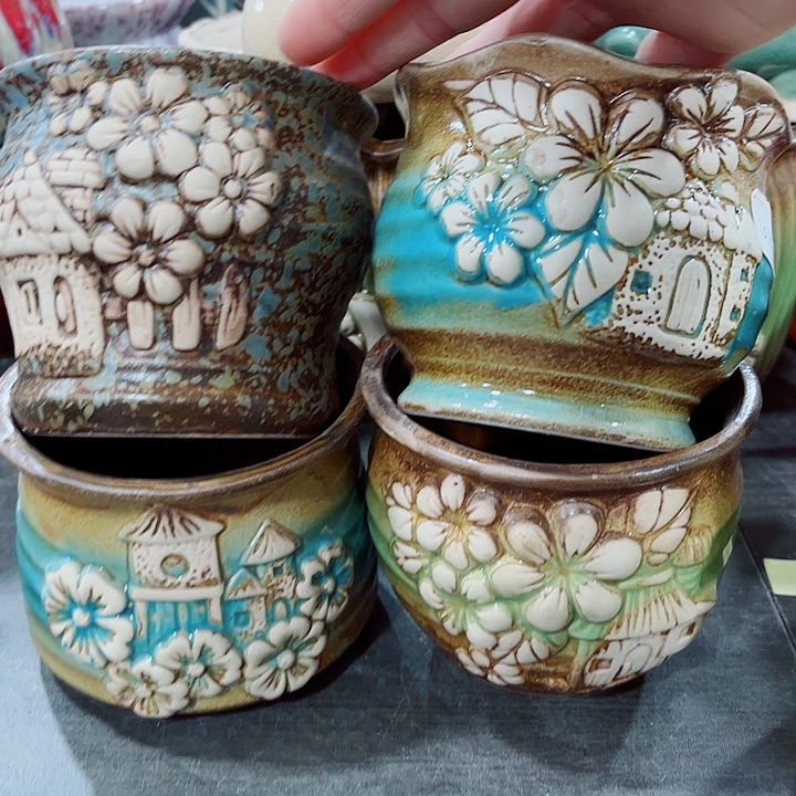 多肉陶瓷花盆满10元包邮