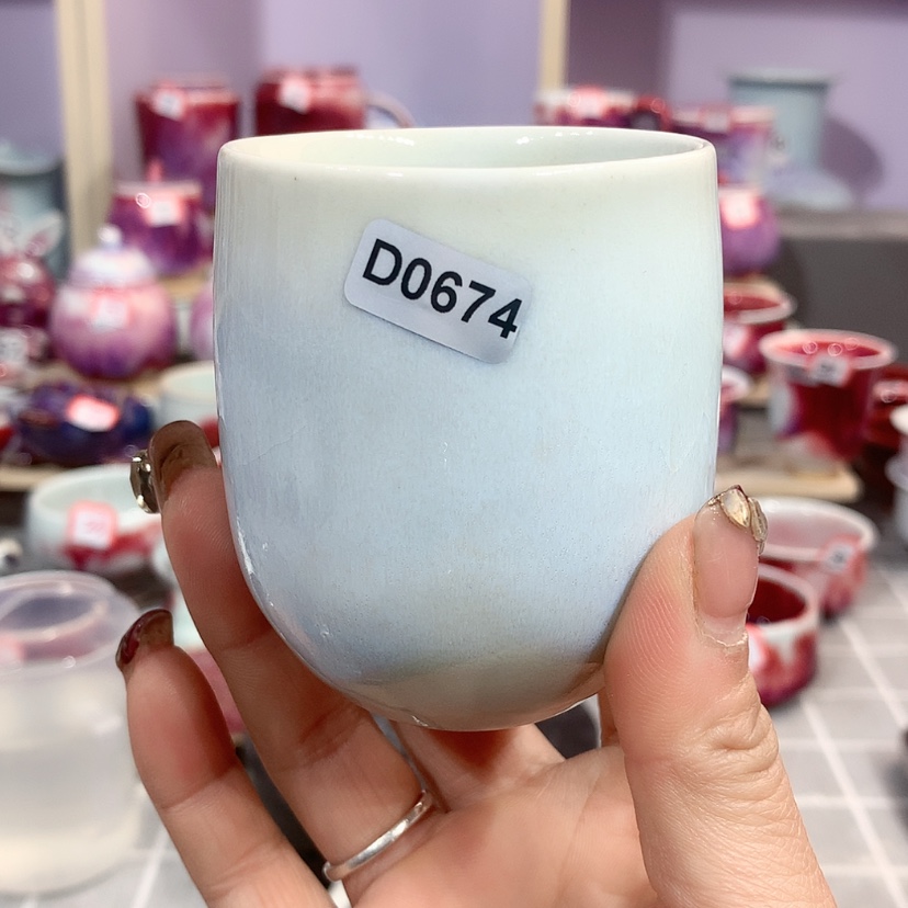 【闪购商品】钧瓷主人杯摆件工艺品