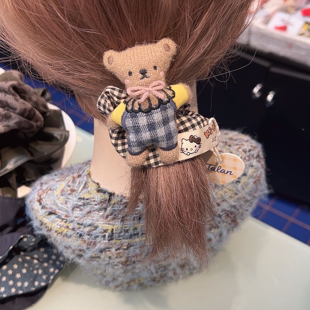 布艺铁合金发圈哦