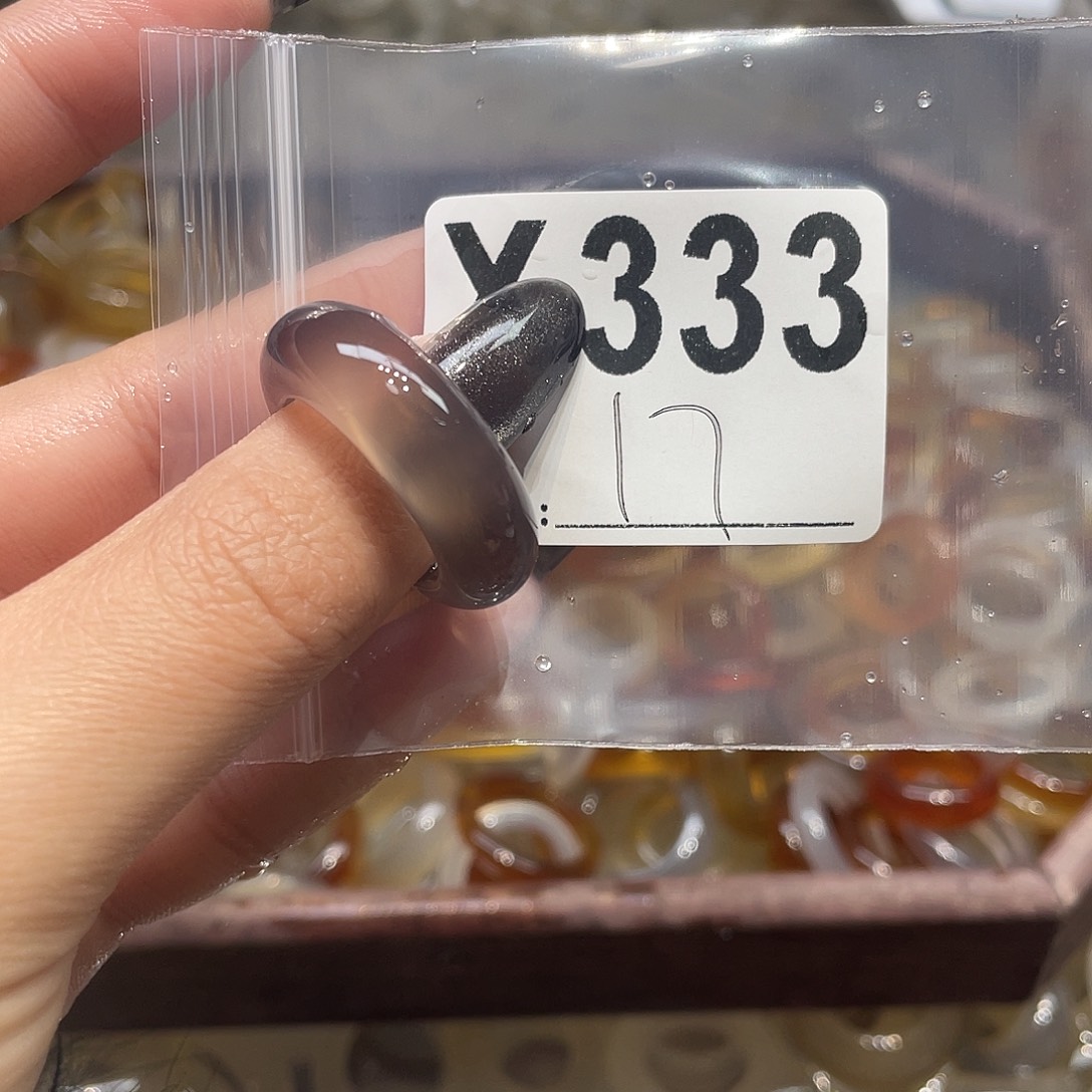 玛瑙/玉髓未镶嵌戒指333