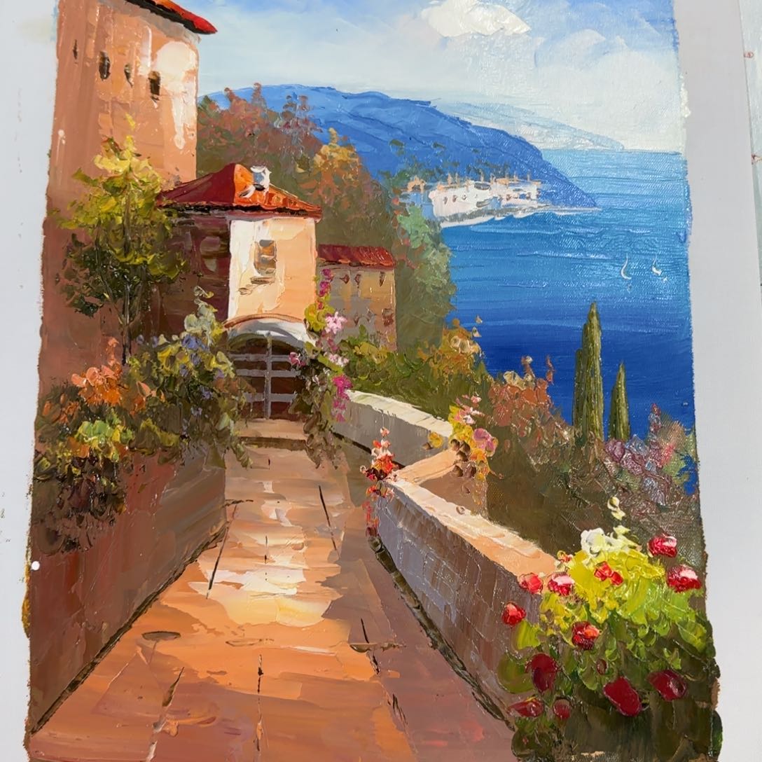 油画优惠活动的时候我就