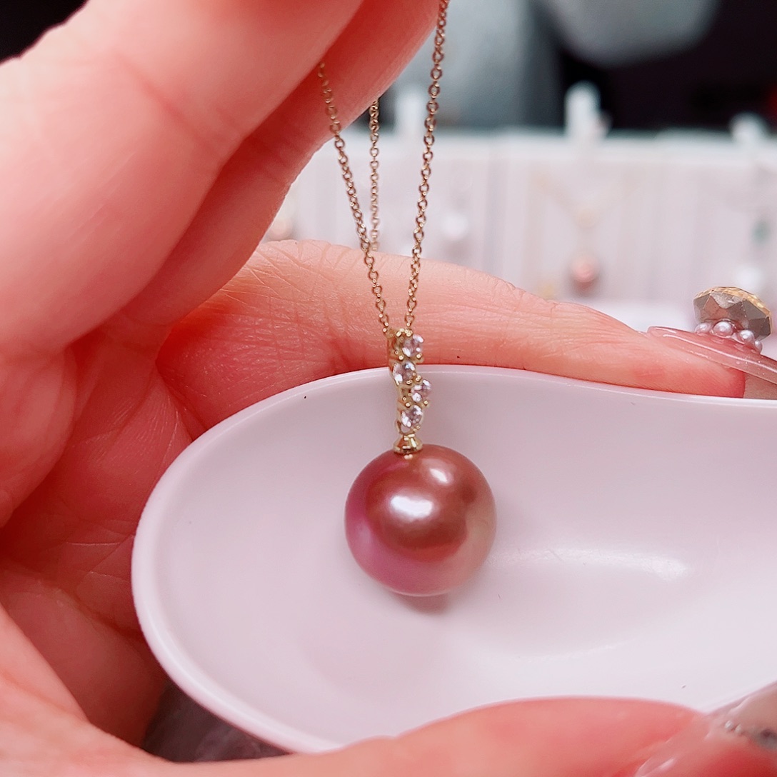 淡水珍珠合金吊坠(赠链)