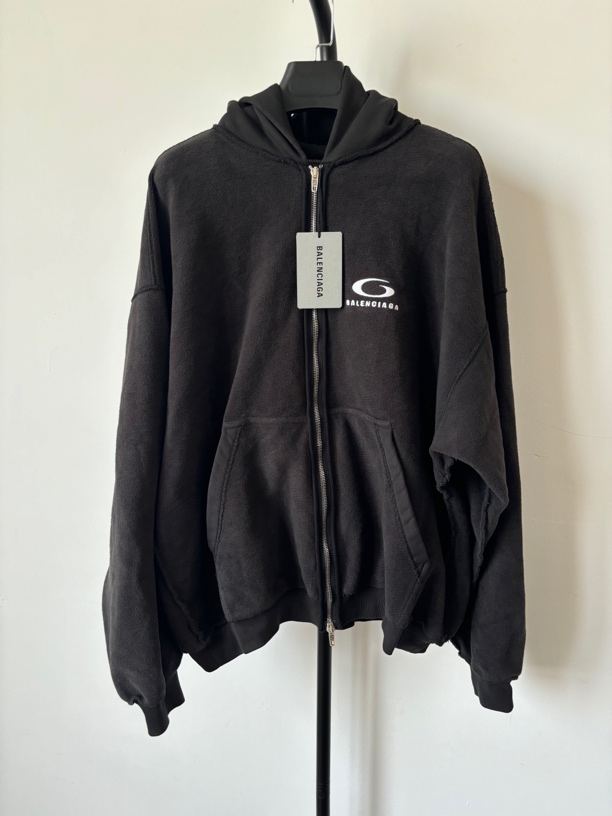 未使用 Balenciaga/巴黎世家 反穿单环卫衣外套 全新 M码