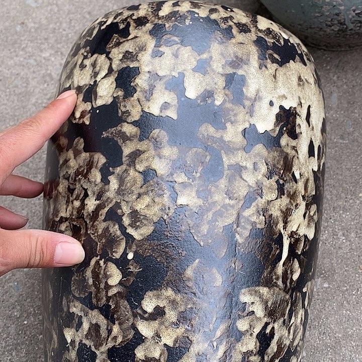 紫砂花盆高约32口约18