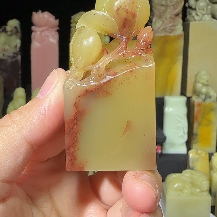 青田石印**家青田石青田