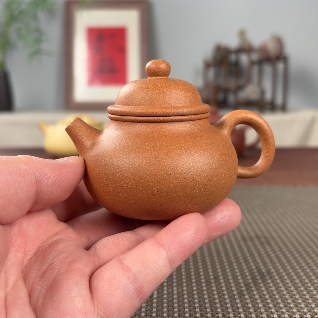 紫砂茶壶黄龙山原矿紫砂壶120