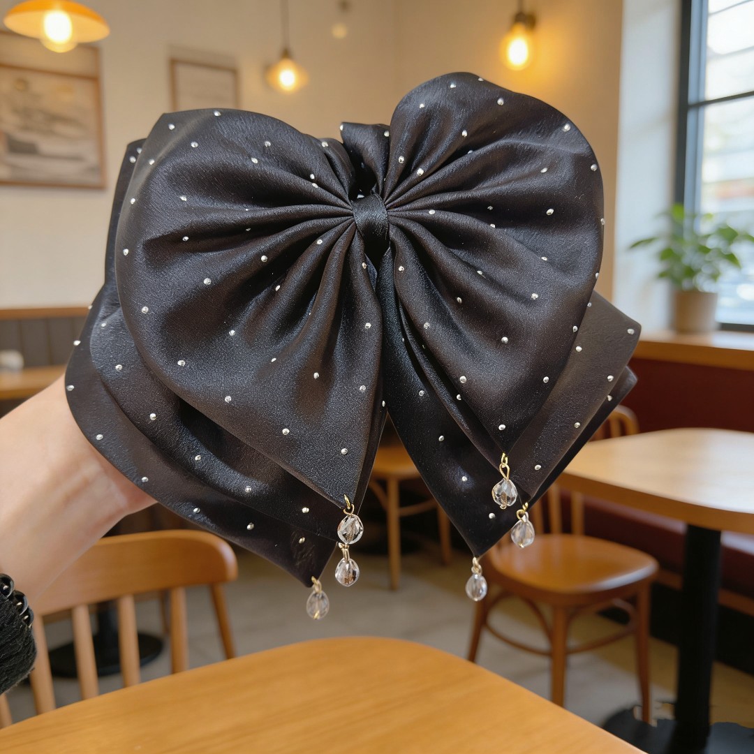 【满目星河】蝴蝶结抓夹发夹女高级感发卡后脑勺大号马尾头饰4134