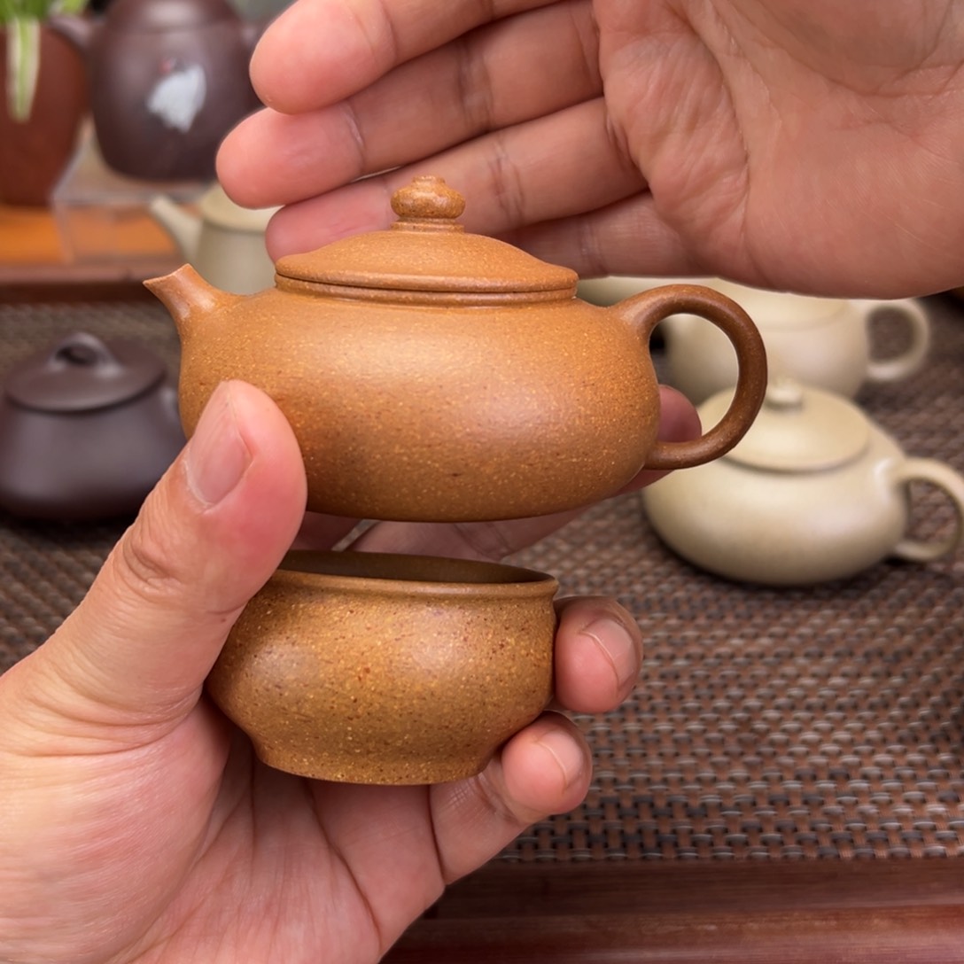 紫砂茶壶120毫升寒江