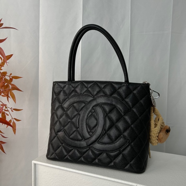 95新 Chanel/香奈儿 经典双C手提菱格包Ss