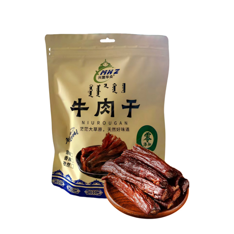 草原特产手撕风干牛肉干配料干净正宗耐嚼休闲零食