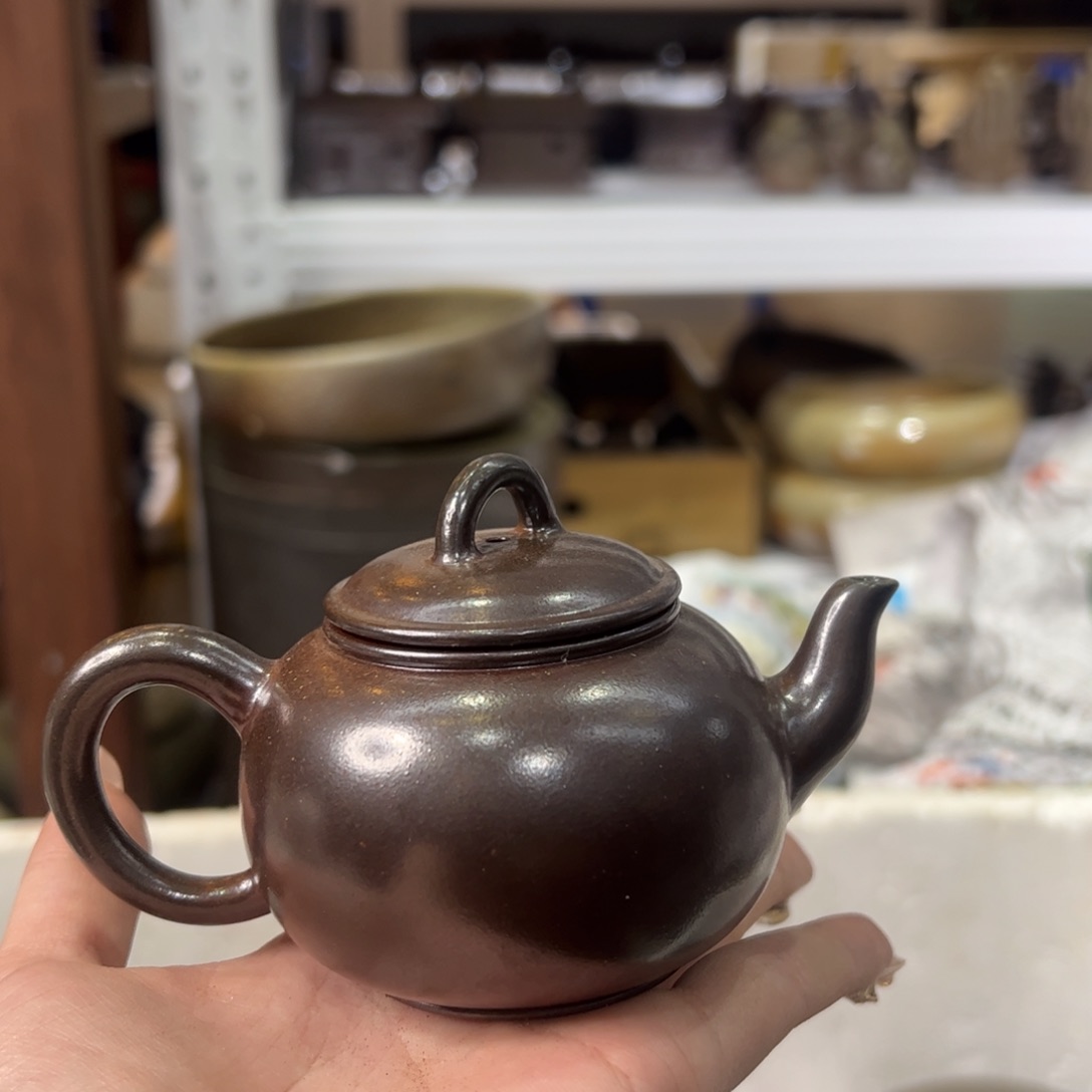 贵台龙窑柴烧茶壶159