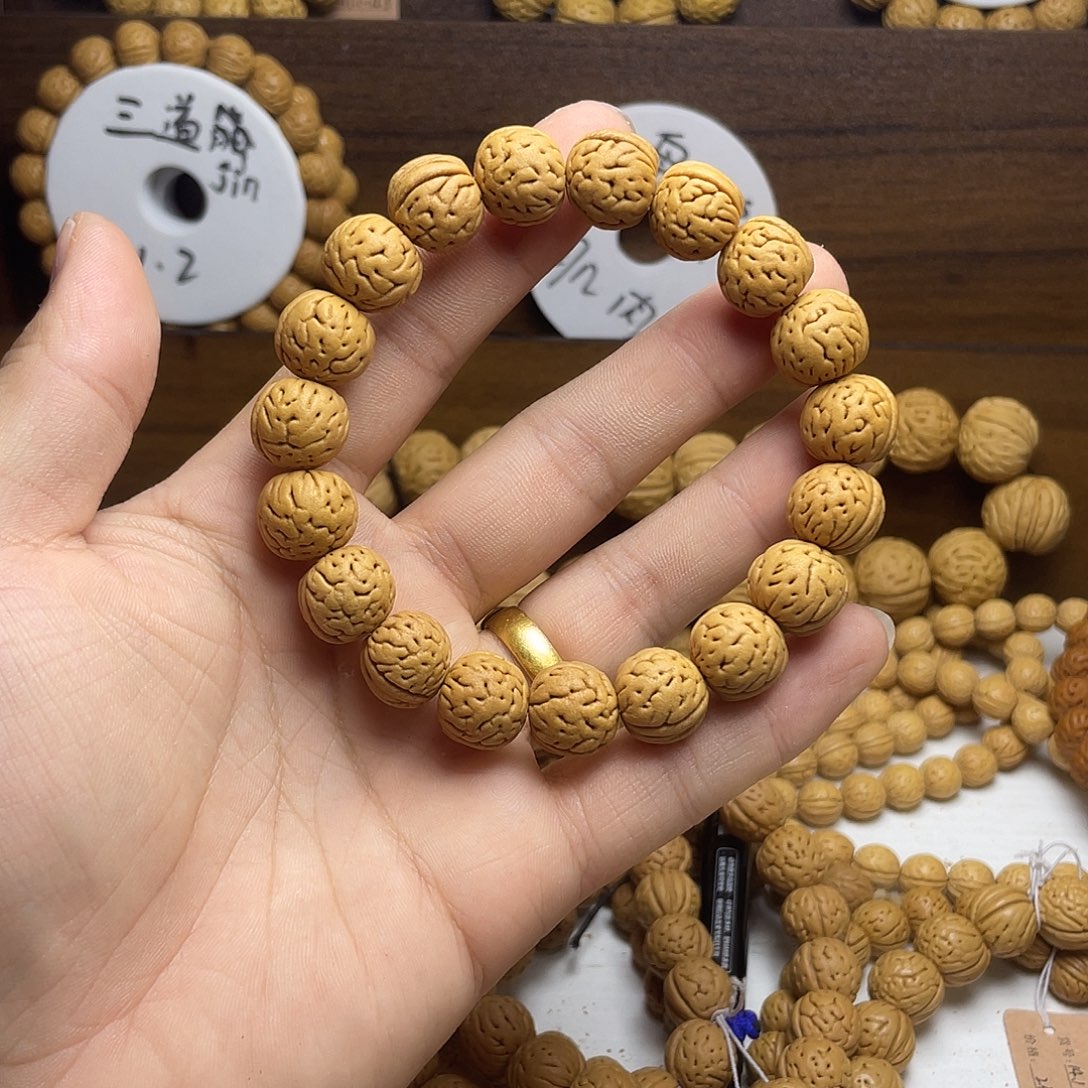 这***拜桃核吊坠桃核手串野生金丹13