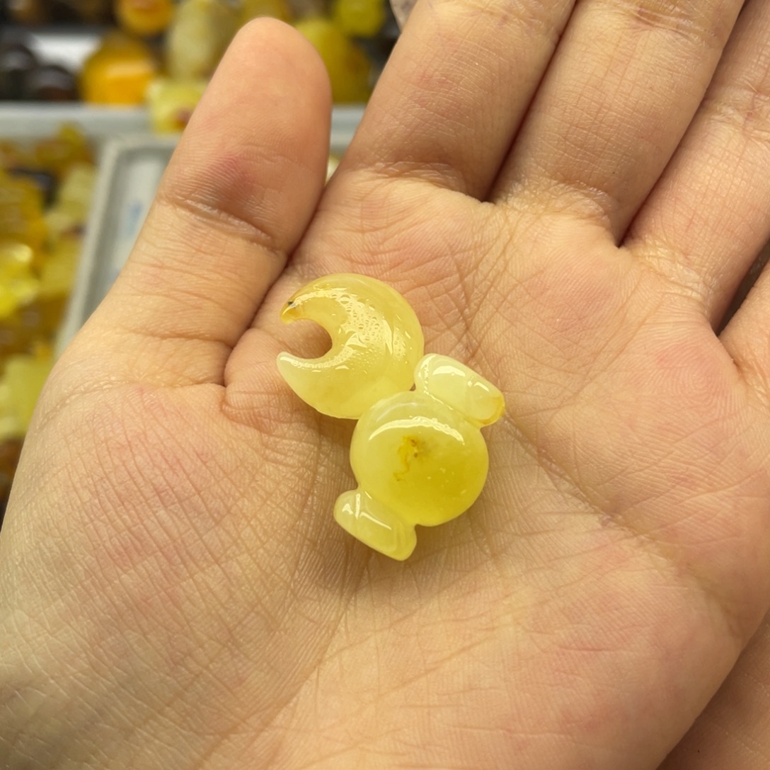 小***）琥珀未镶嵌裸石天然琥珀蜜蜡